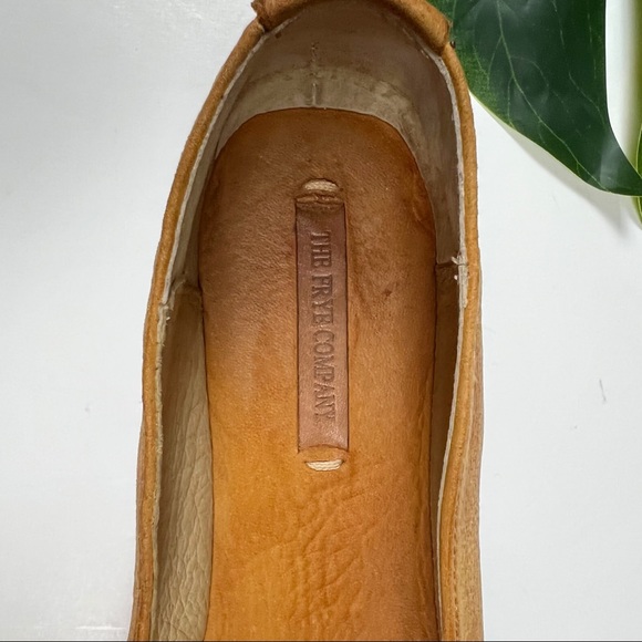 The Frye Company Leather Camel Flats - Picture 7 of 7
